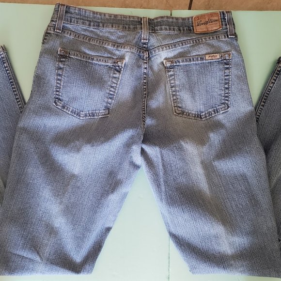 Levi Strauss Signature - Stretch Mid Rise Straight Leg - Bootcut -Misses 10 Long - Picture 8 of 10